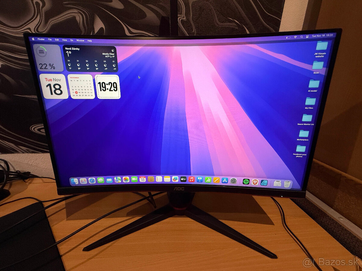 24" AOC C24G2U/BK Gaming