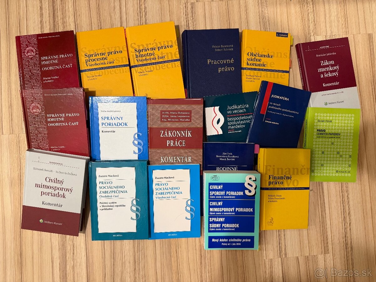 VŠETKY KNIHY SPOLU ZA 10€ - Správne právo a iné