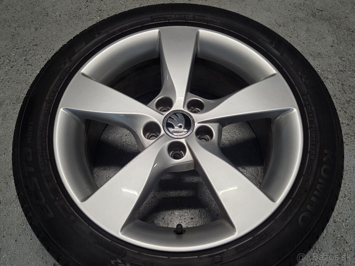 ŠKODA r16 (5x100), pneu