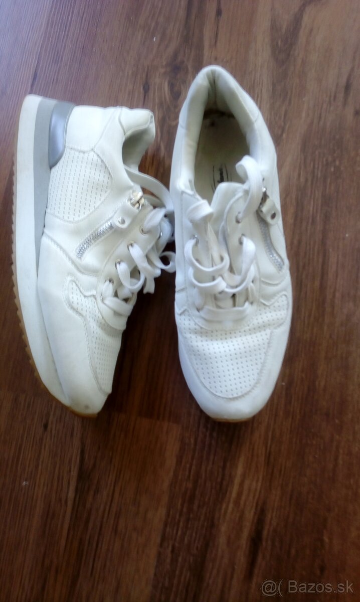 Kožené botasky dámske č. 37