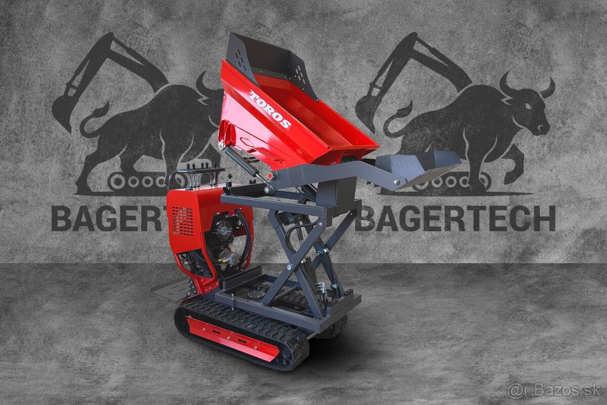 Motorový fúrik MINIDUMPER TOROS TRS-05A