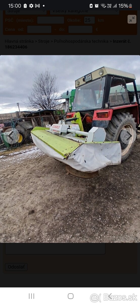 Predám diskovu kosu cllas 290