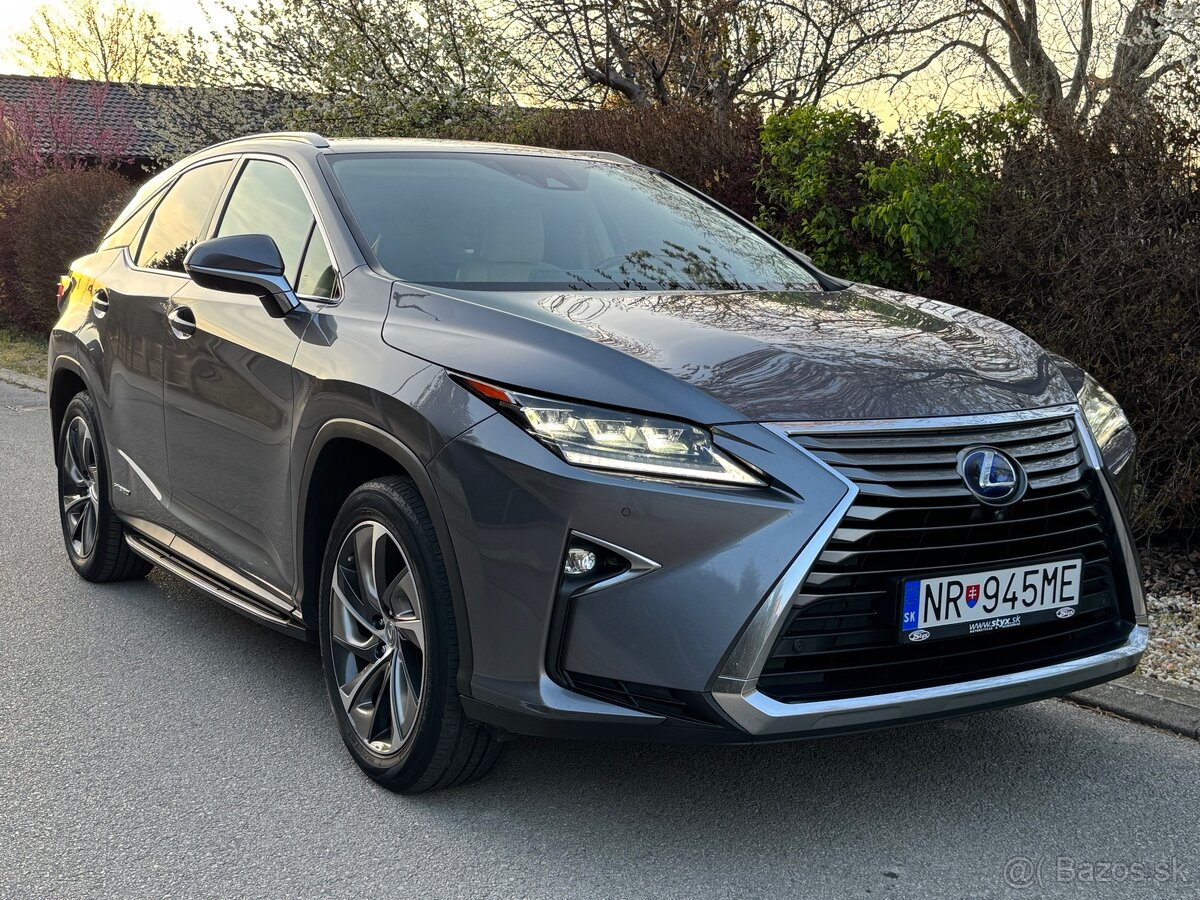 Lexus RX450H, r.v. 7/2017, kúpené ako nové v SR, odpočet DPH
