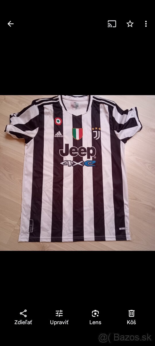 Futbalový dres XXL