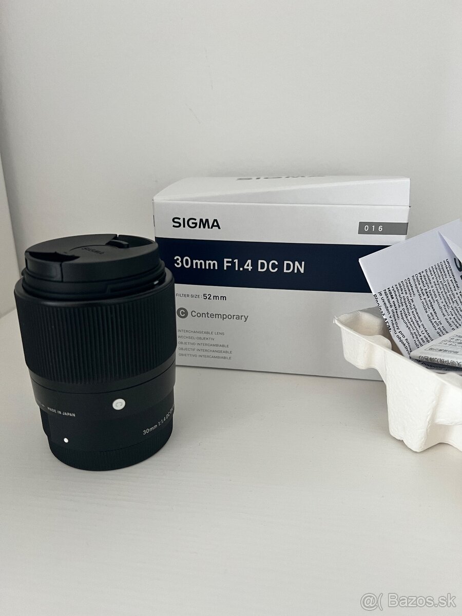 SIGMA 30 mm f/1,4 DC DN Contemporary pro Sony E