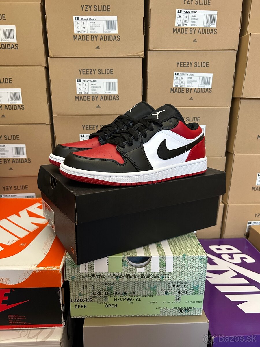 Nike Air Jordan 1 Low Bred Toe, 41,42,5,43,44,44,5