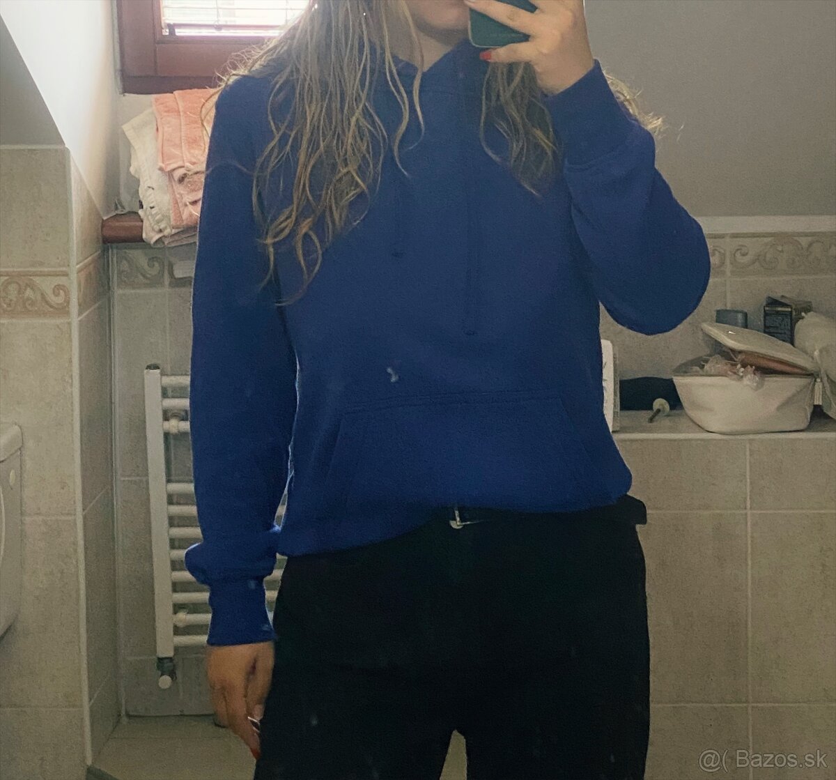 Mikina modrá M