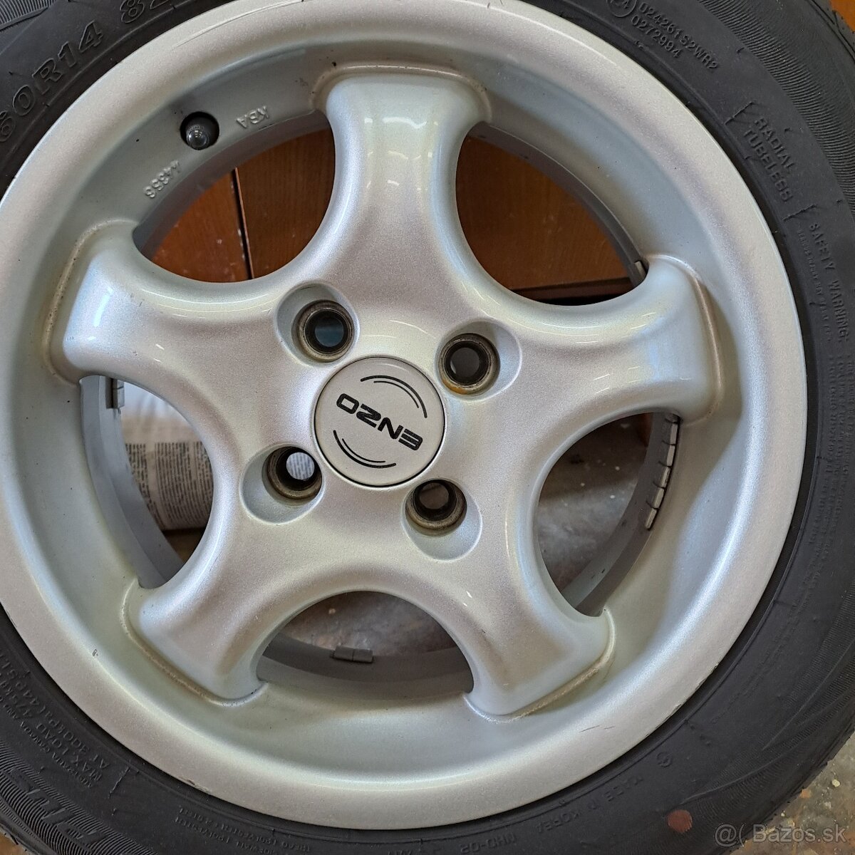 Alu Elektróny ENZO s pneumatikami Chevrolet AVEO 2008. 4ks