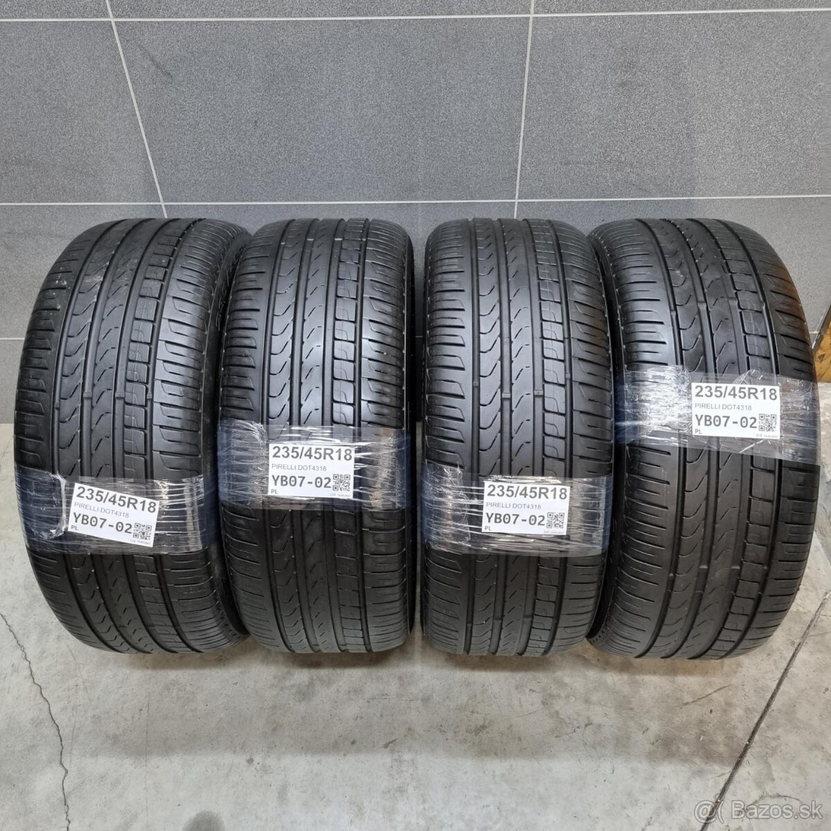 Letné pneumatiky 235/45 R18 PIRELLI DOT4318