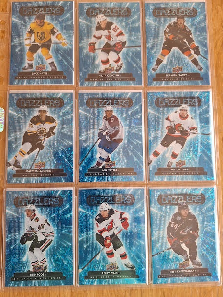 Hokejove karty insert Dazzlers 2022/23
