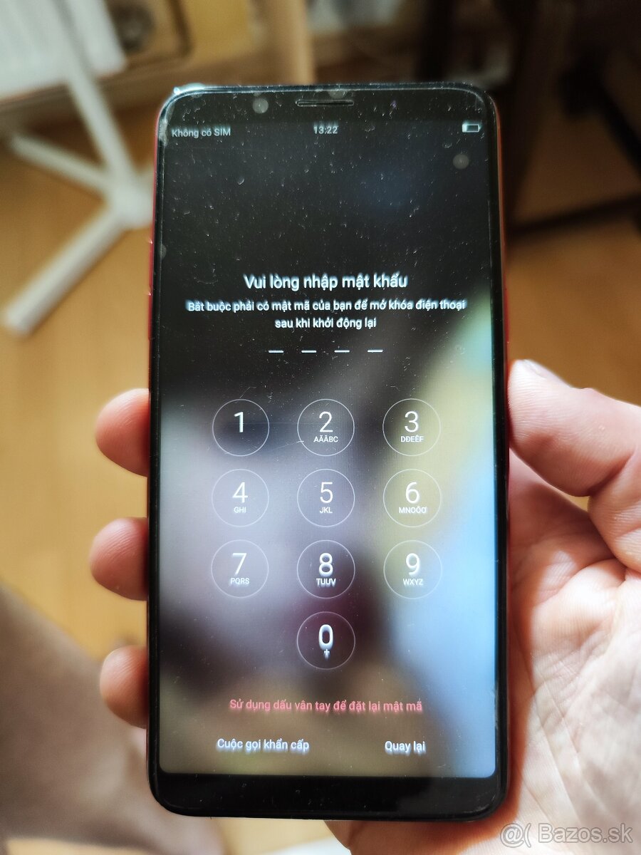Oppo F5 zablokovaný