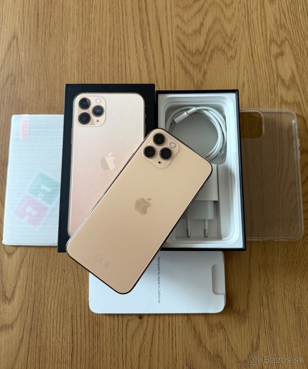 iPhone 11 Pro 64 gb Gold - komplet príslušenstvo, záruka