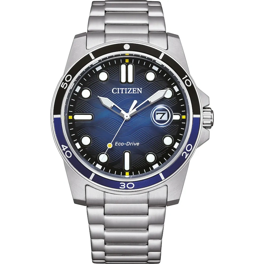 CITIZEN SPORTY MARINE AW1810-85L, Eco-Drive - ako nové