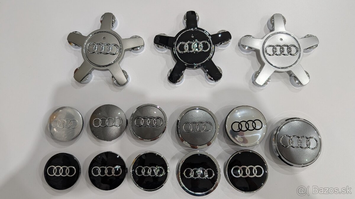 Stredové krytky AUDI 56, 60,61,65,69, 77mm