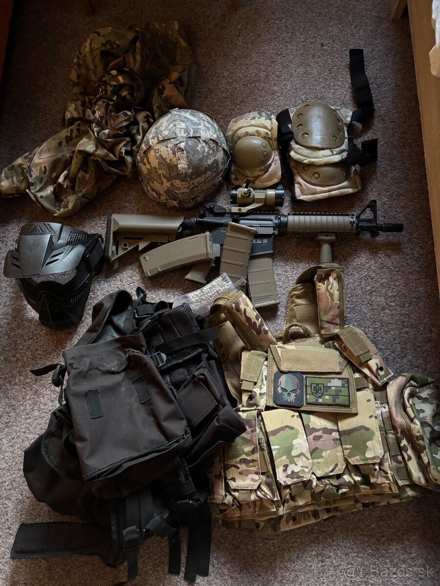 Predám výbavu na airsoft