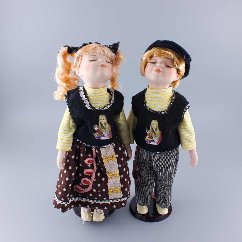 Veľké porcelánové bábiky – elegantný vianočný darček 40cm