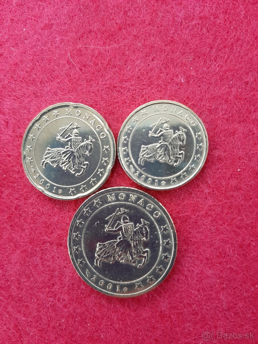Monaco euro mince-centy