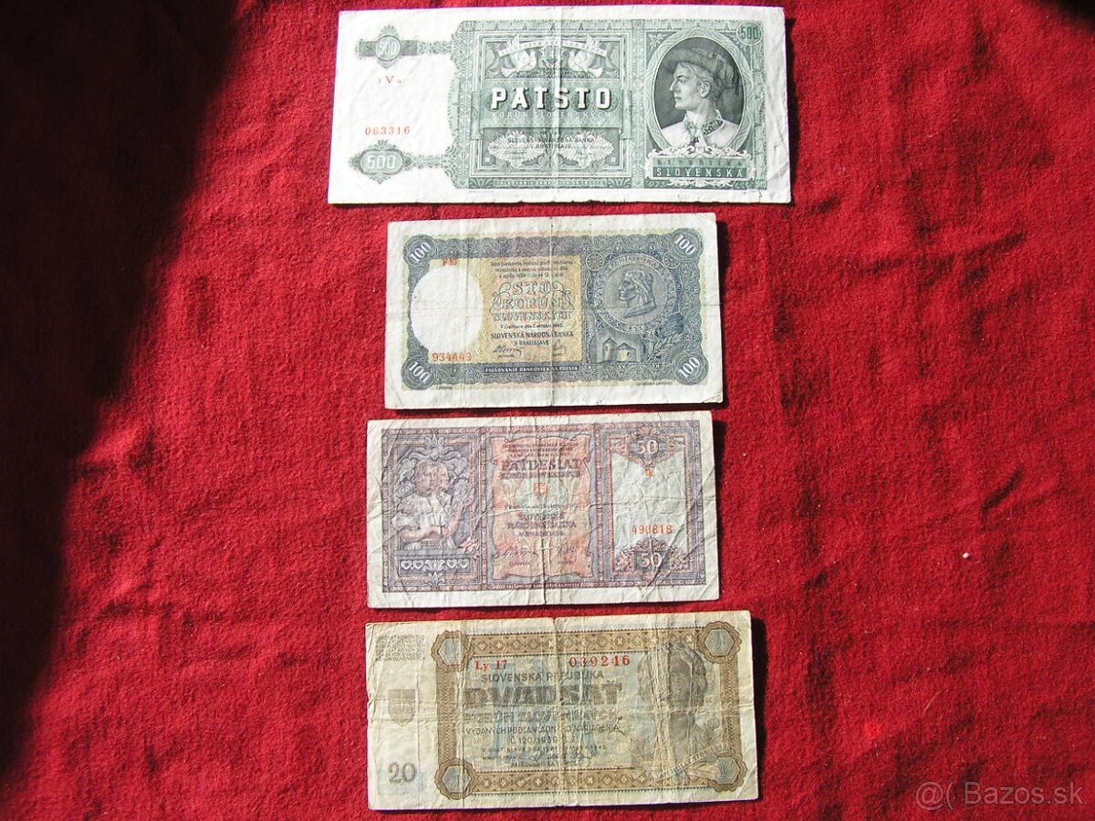 BANKOVKY SLOVENSKÝ ŠTÁT: 1939-1945