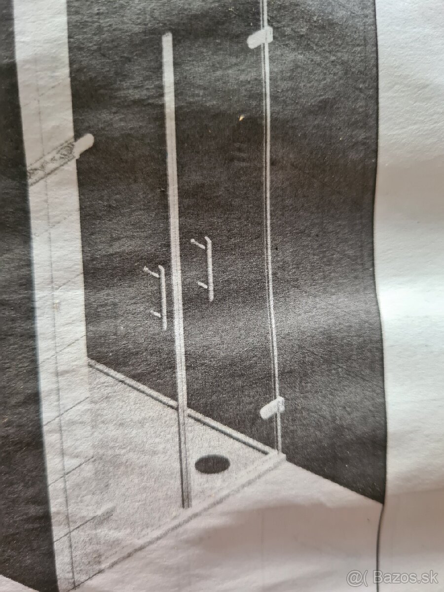 Dvere sprchove do niky 90 cm