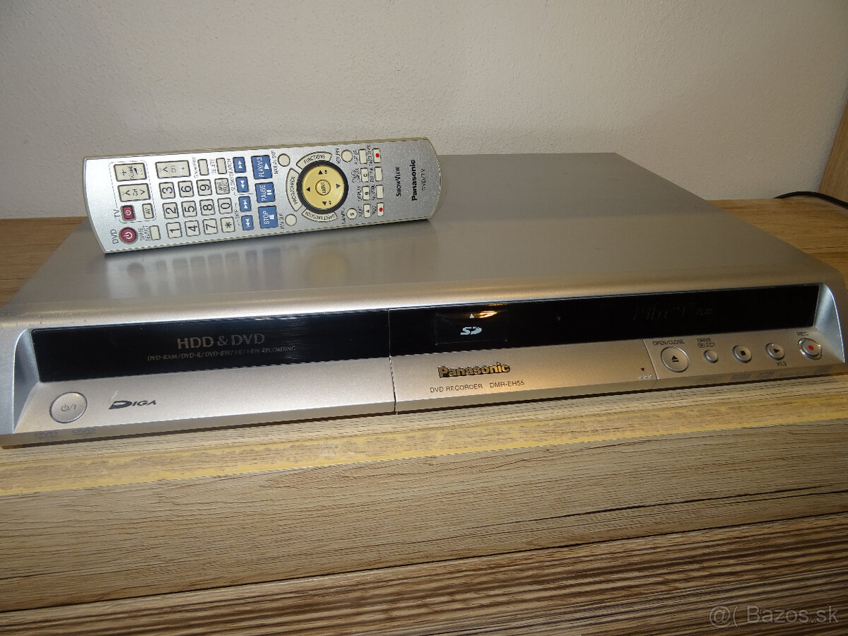DVD rekordér Panasonic DMR-EH55 - 160 GB HDD