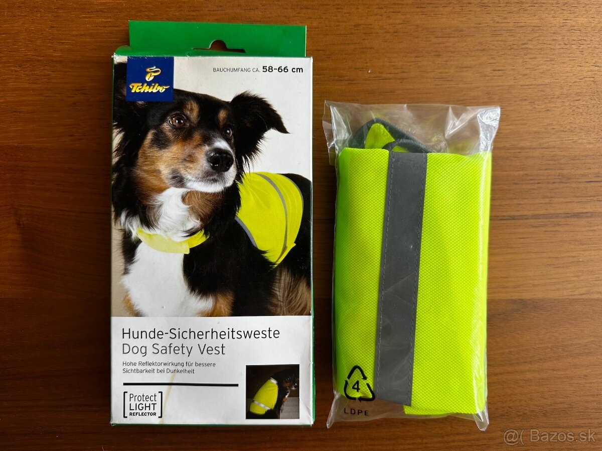 Reflexná / bezpečnostná vesta pre psa