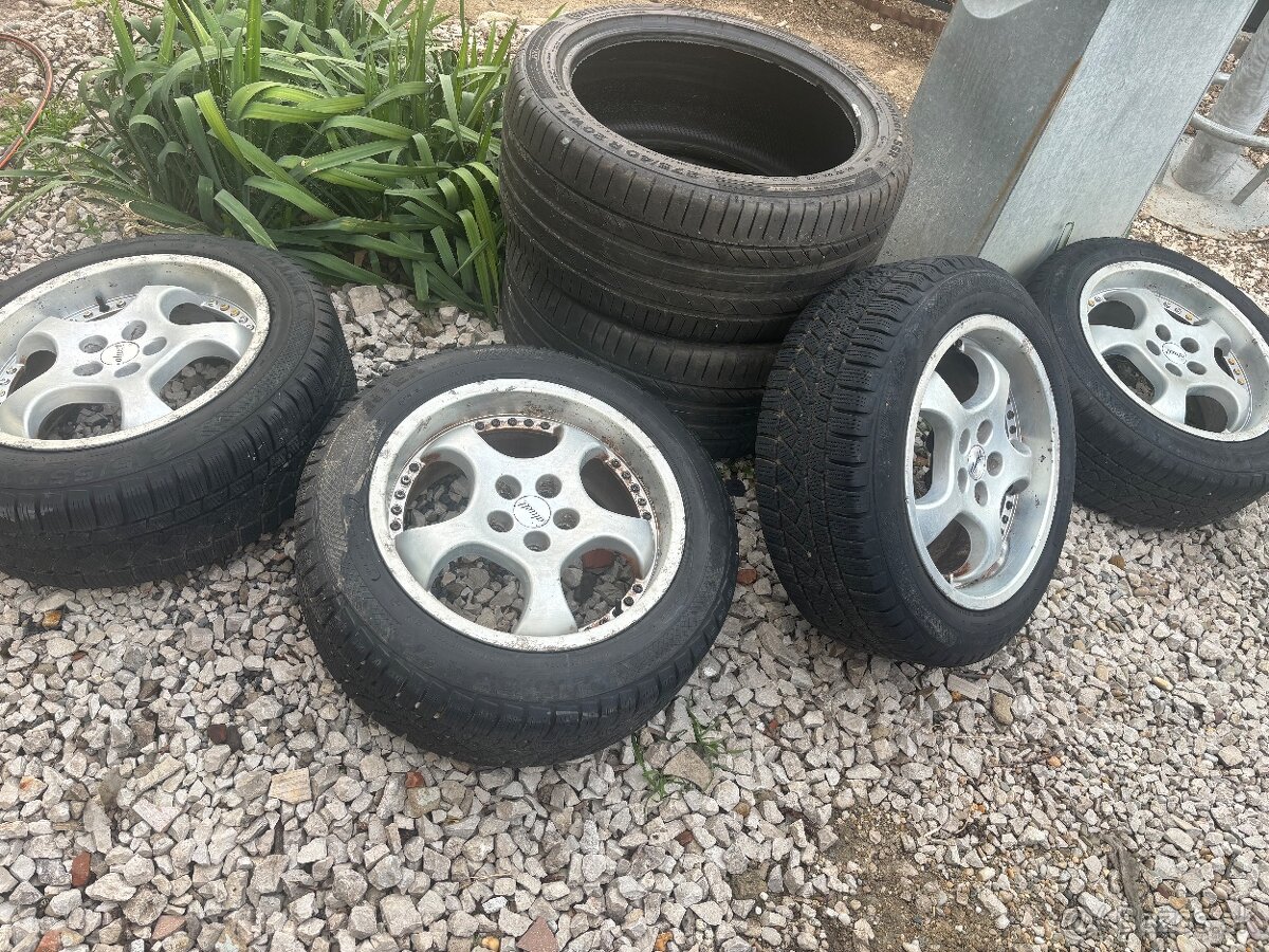 Kolesa 5x112r17 +nové pneu