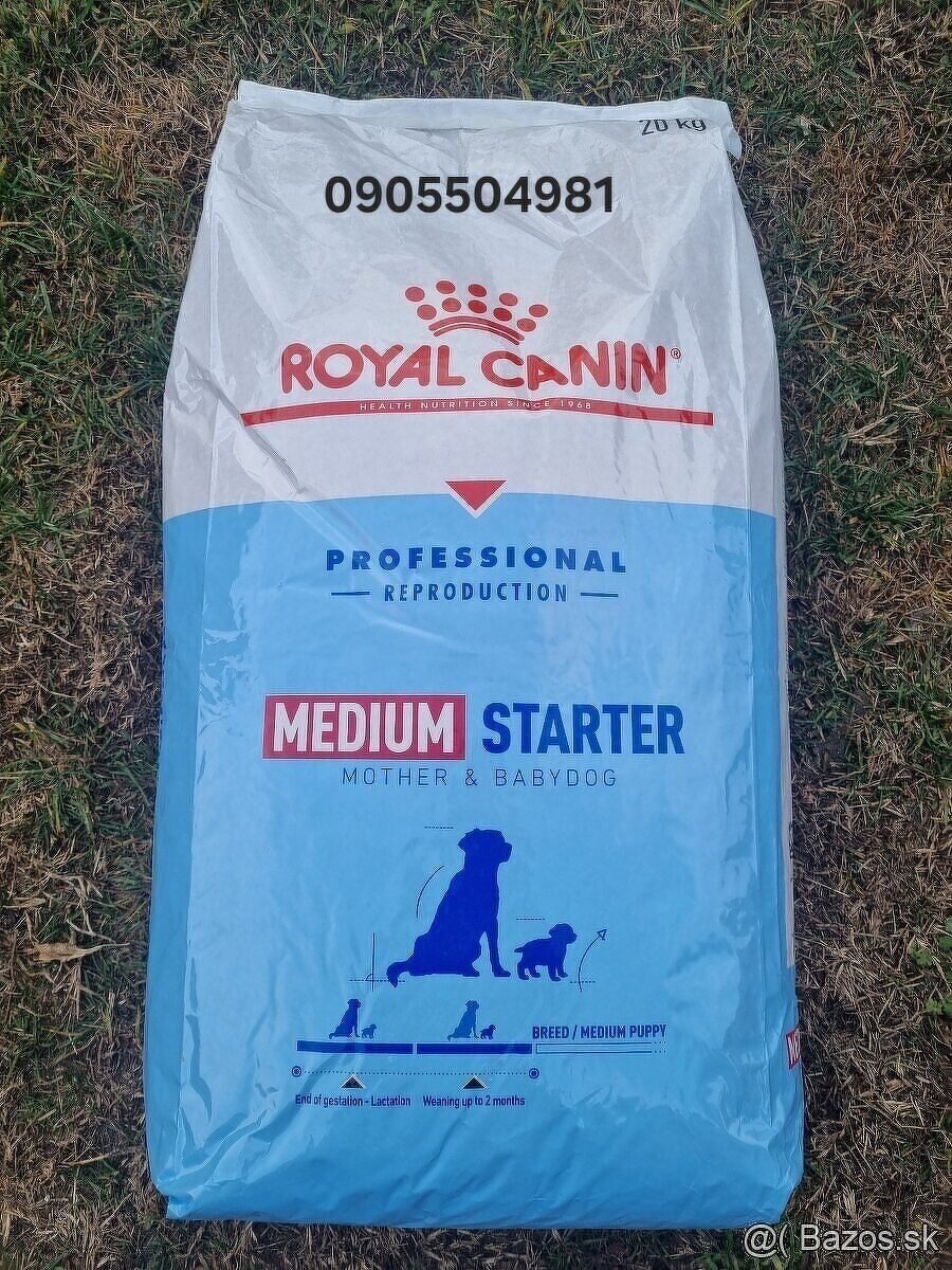 Royal canin medium Starter 20kg francúzsky