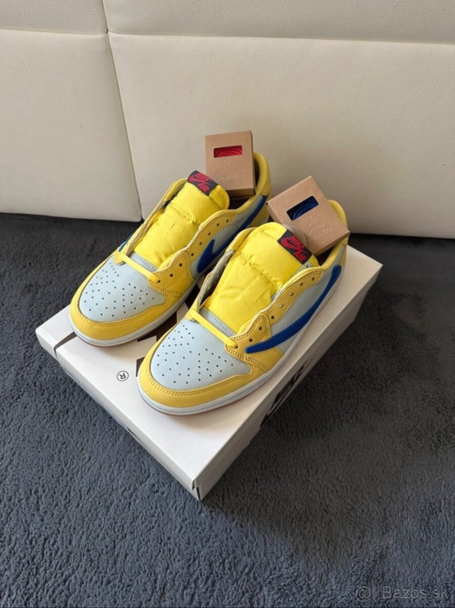 Air jordan 1 travis scott canary