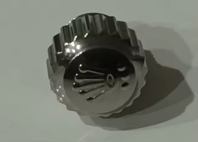 Korunka hodiniek ROLEX. Strieborná farba(7,0mm.)