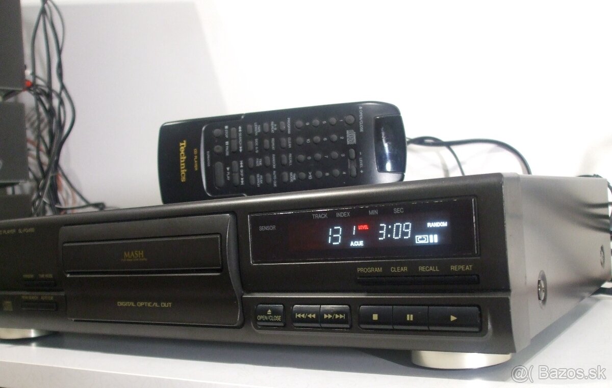 CD prehravac TECHNICS SL-PG490A s OPTICKYM vystupom, GERMANY