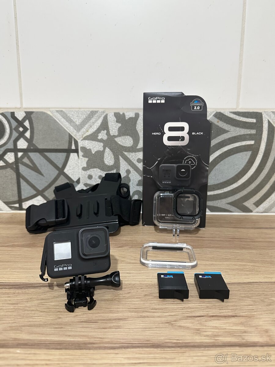 Go Pro Hero 8 Black + 2x batérie