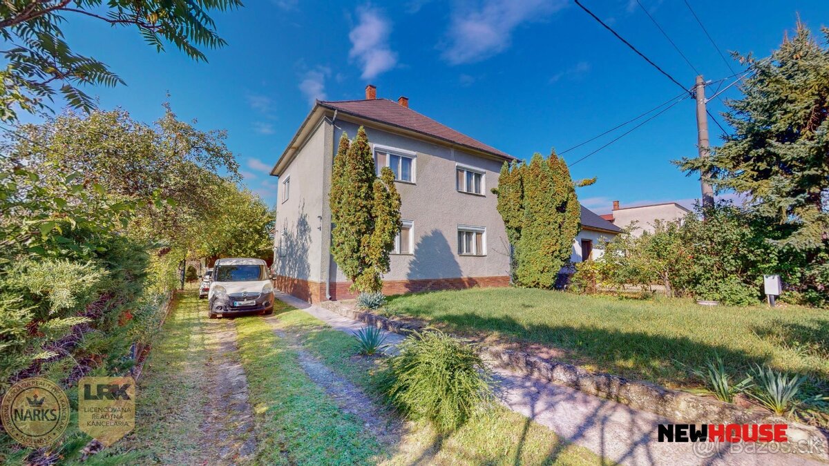 Rodinný dom v pôvodnom stave s pekným slnečným pozemkom 890