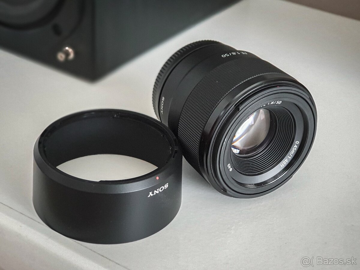 Objektív SONY FE 50mm f/1.8