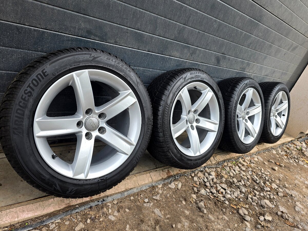 Zimná Sada AUDI A4, A5+Bridgestone Blizzak 225/50 R17