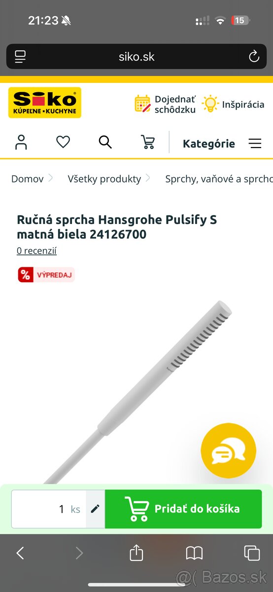 Sprchová hlavica Hansgrohe