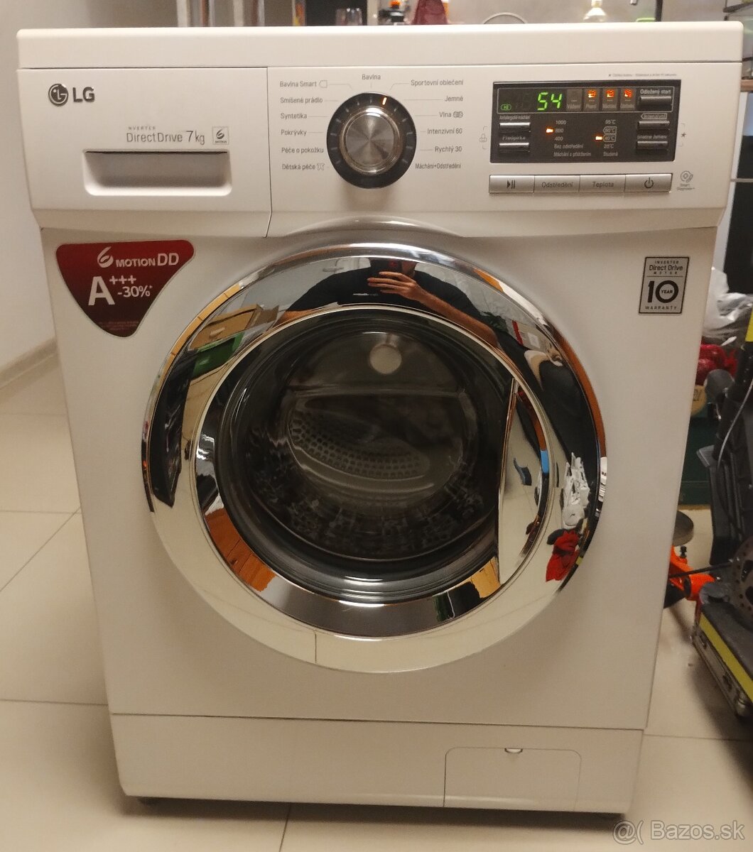 Práčka LG Direct Drive 7kg, A+++, 1000 otáčok, TOP stav + no