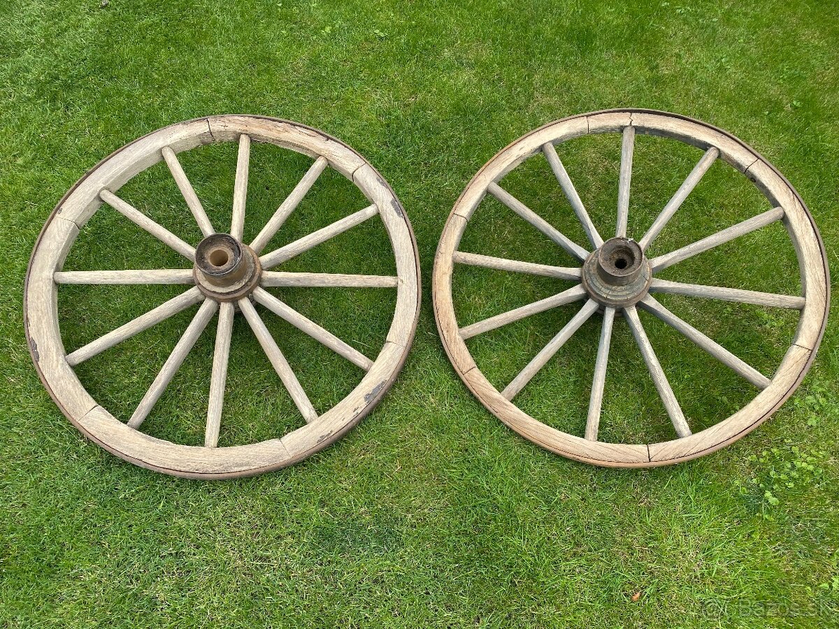 Veľké (95 cm) kolesa z voza