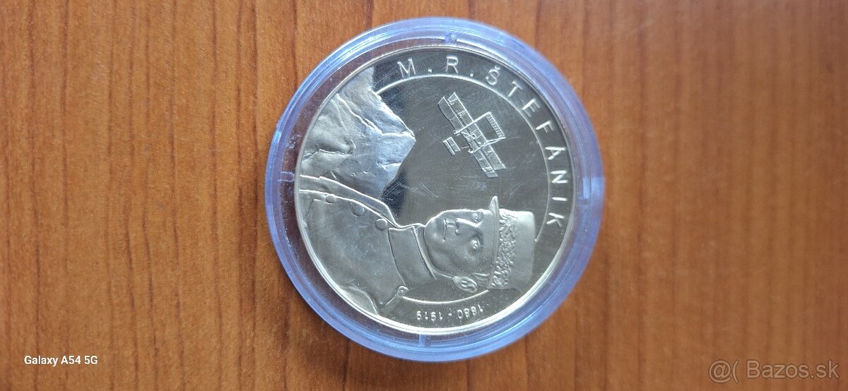 🪙 ZLATÁ PAMÄTNÁ MEDAILA – Milan Rastislav Štefánik (2018)