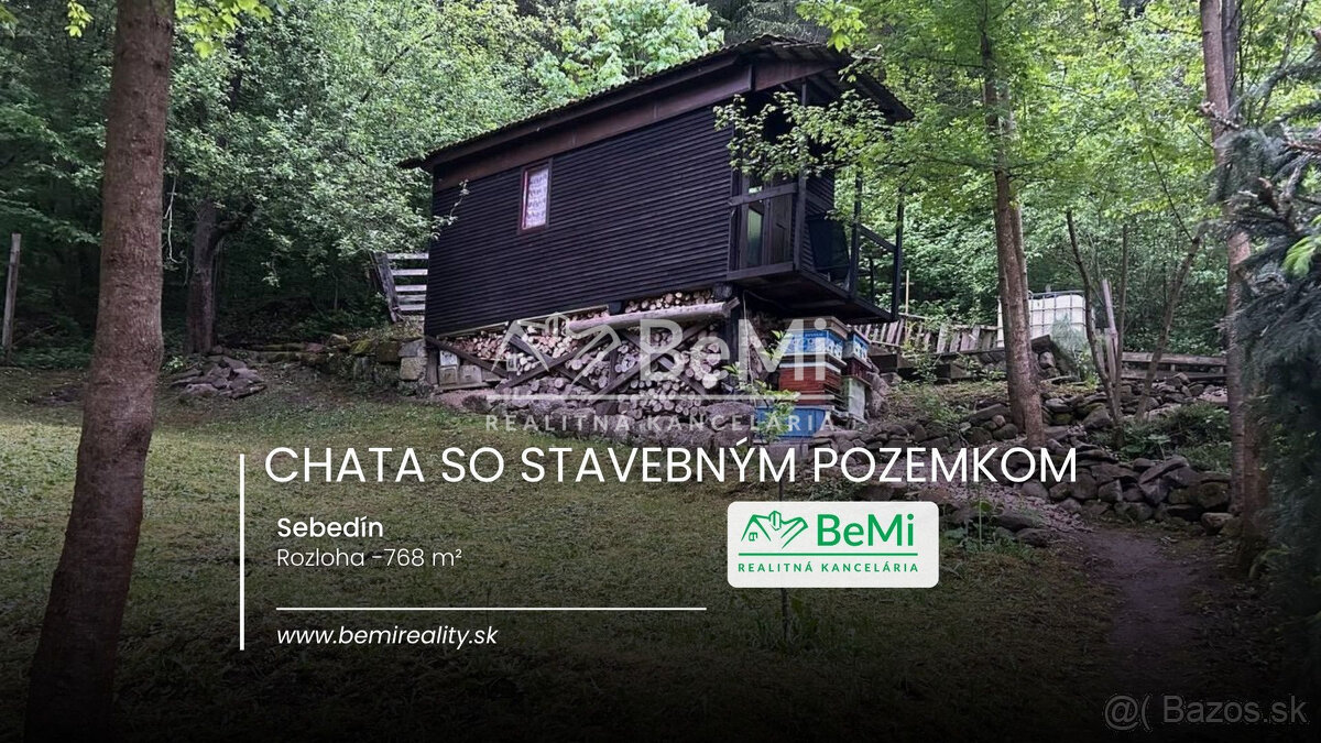 Chata so stavebným pozemkom, Sebedín