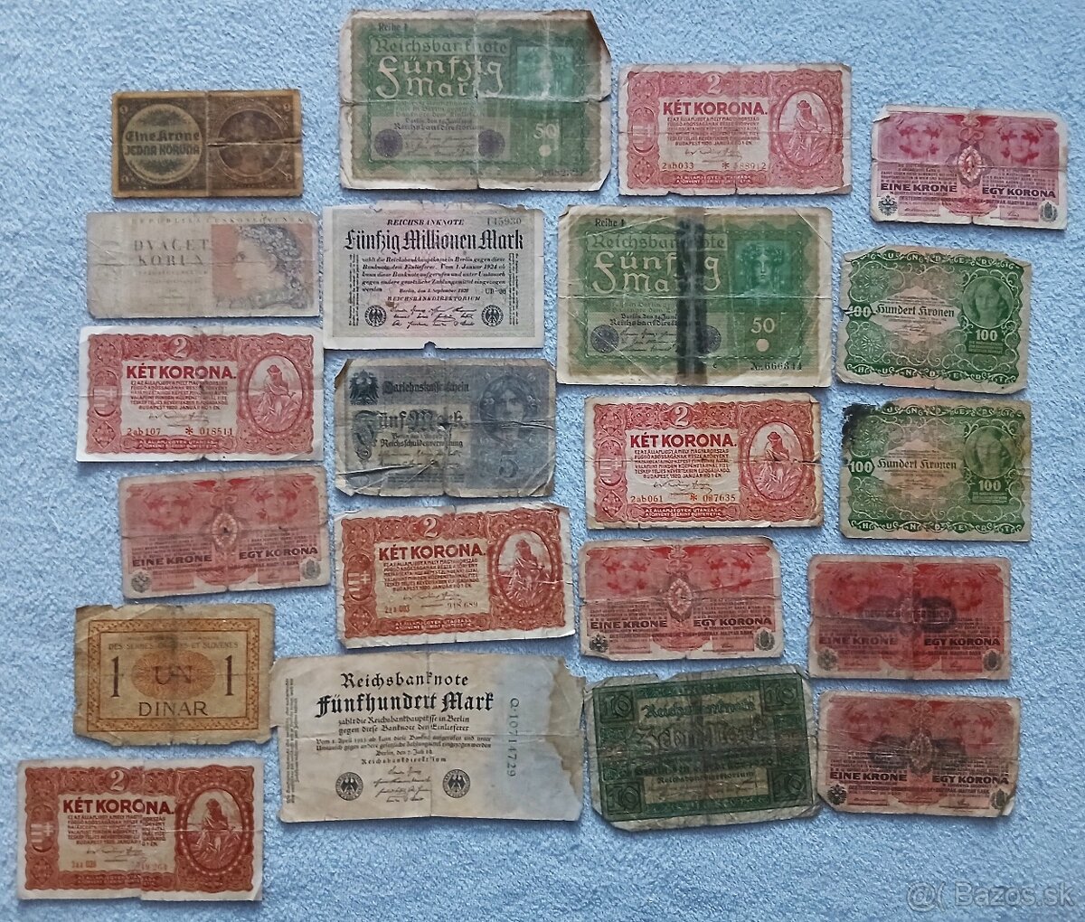 Bankovky-2- 63 kusov.