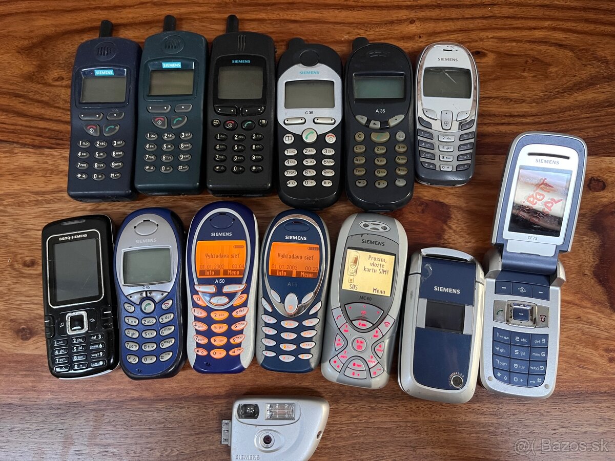 Siemens A50, A55, CF75 a iné