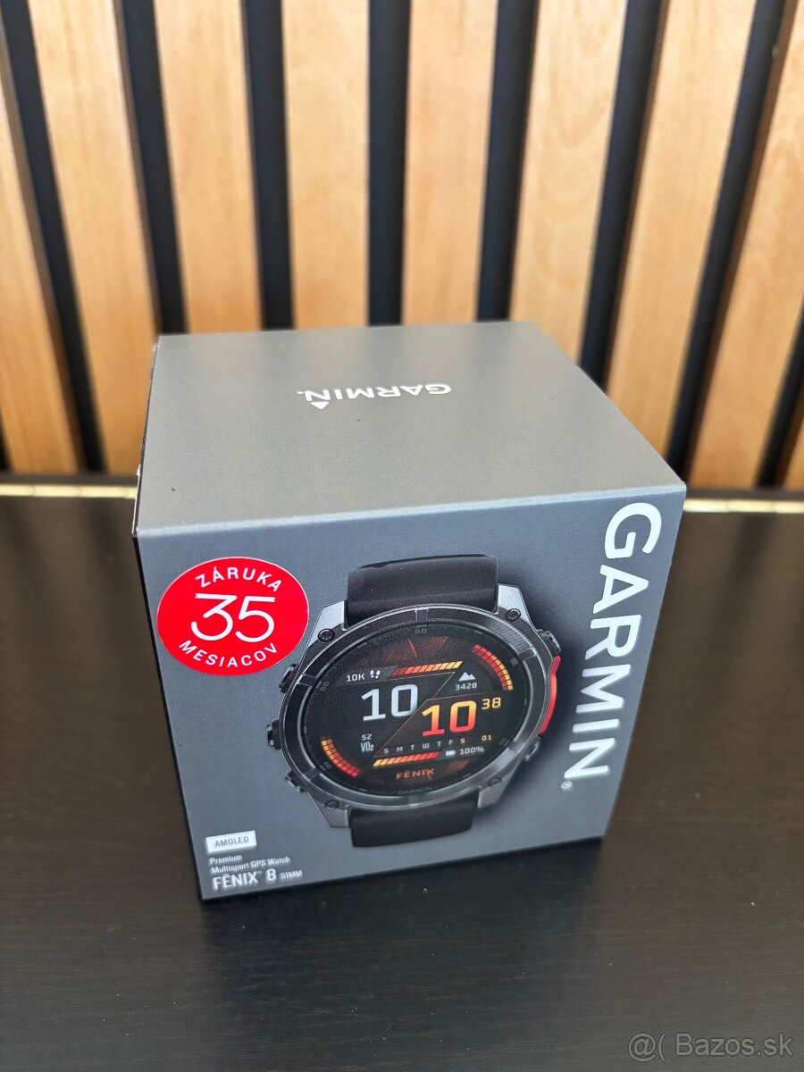 Nové Garmin fénix 8 amoled