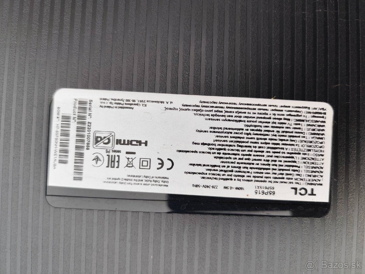 Tcl 65p615x1