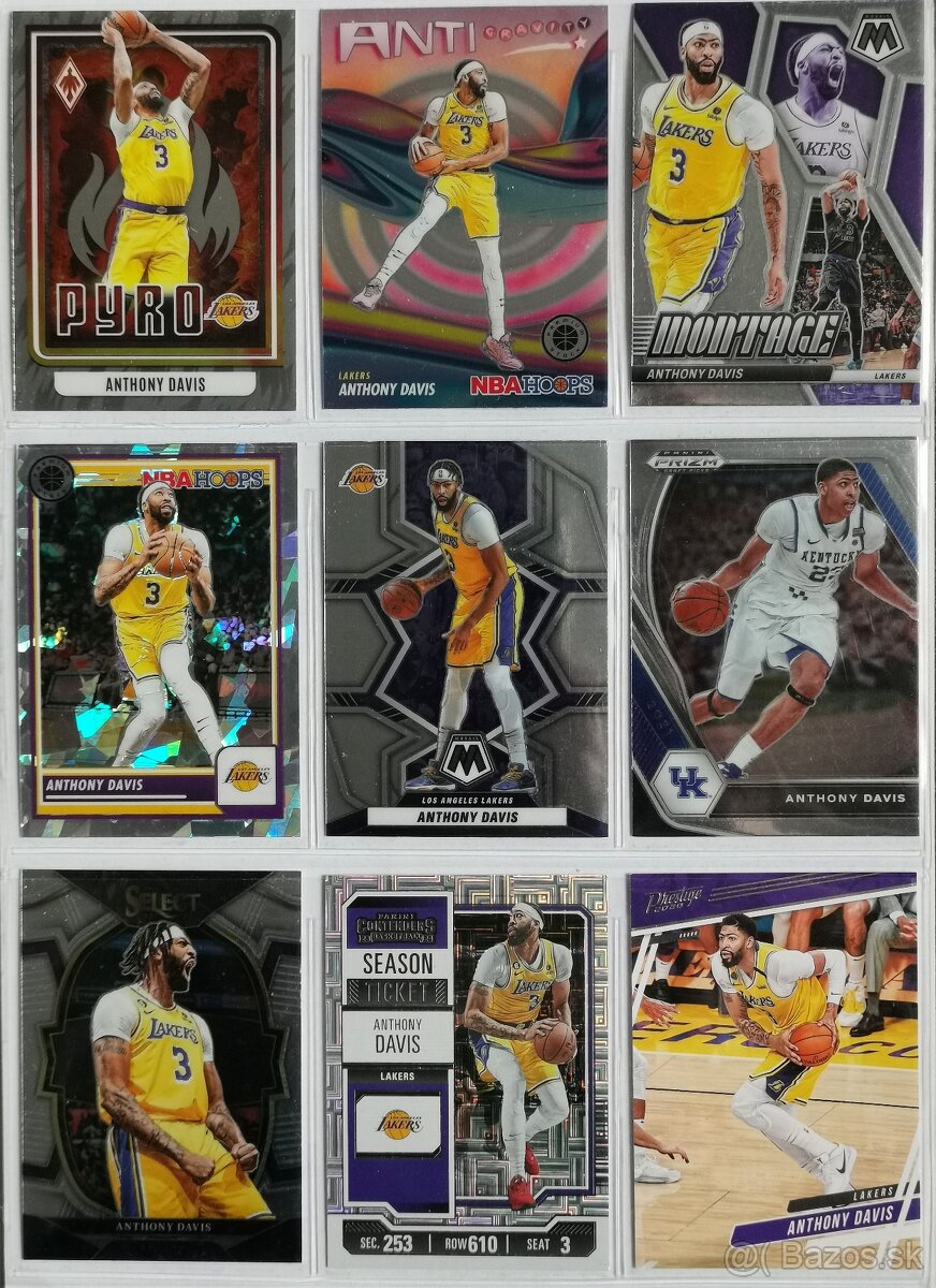 NBA kartičky - Anthony Davis (36 kariet)