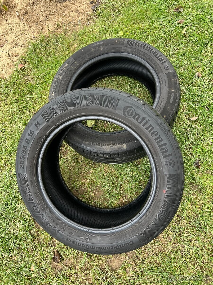 Letne pneu 205/55r16 continental