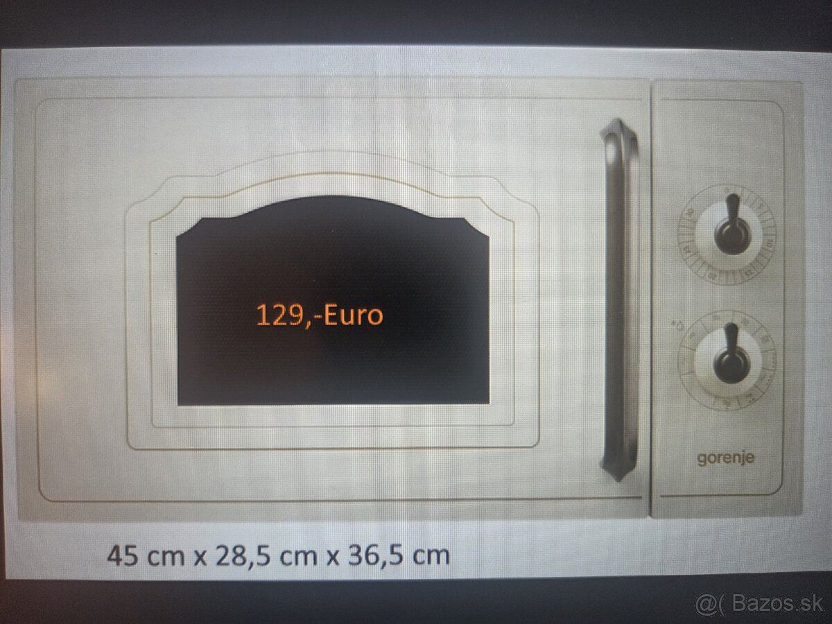 Gorenje mikrovlnka retro nová