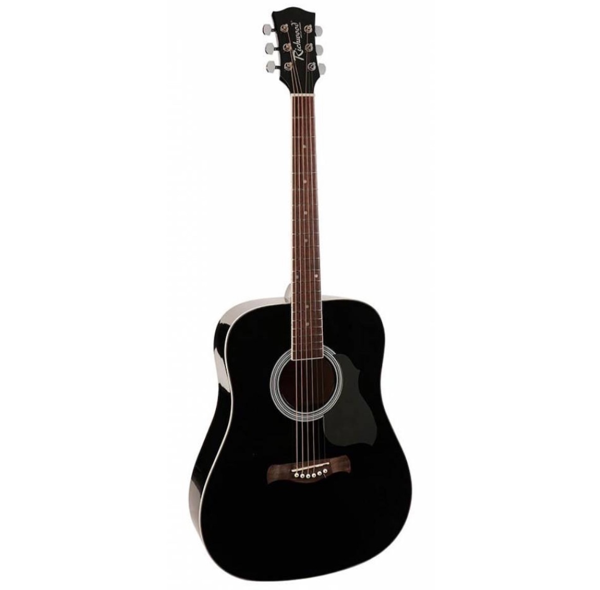 Predám kvalitnú čiernu akustickú gitaru Richwood