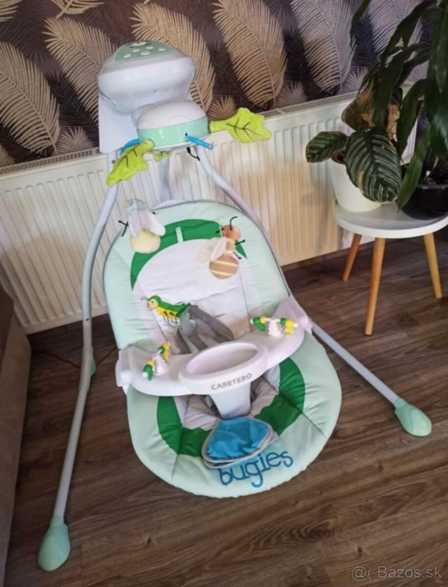 Elektrická hojdačka Bugies Mints/Caretero