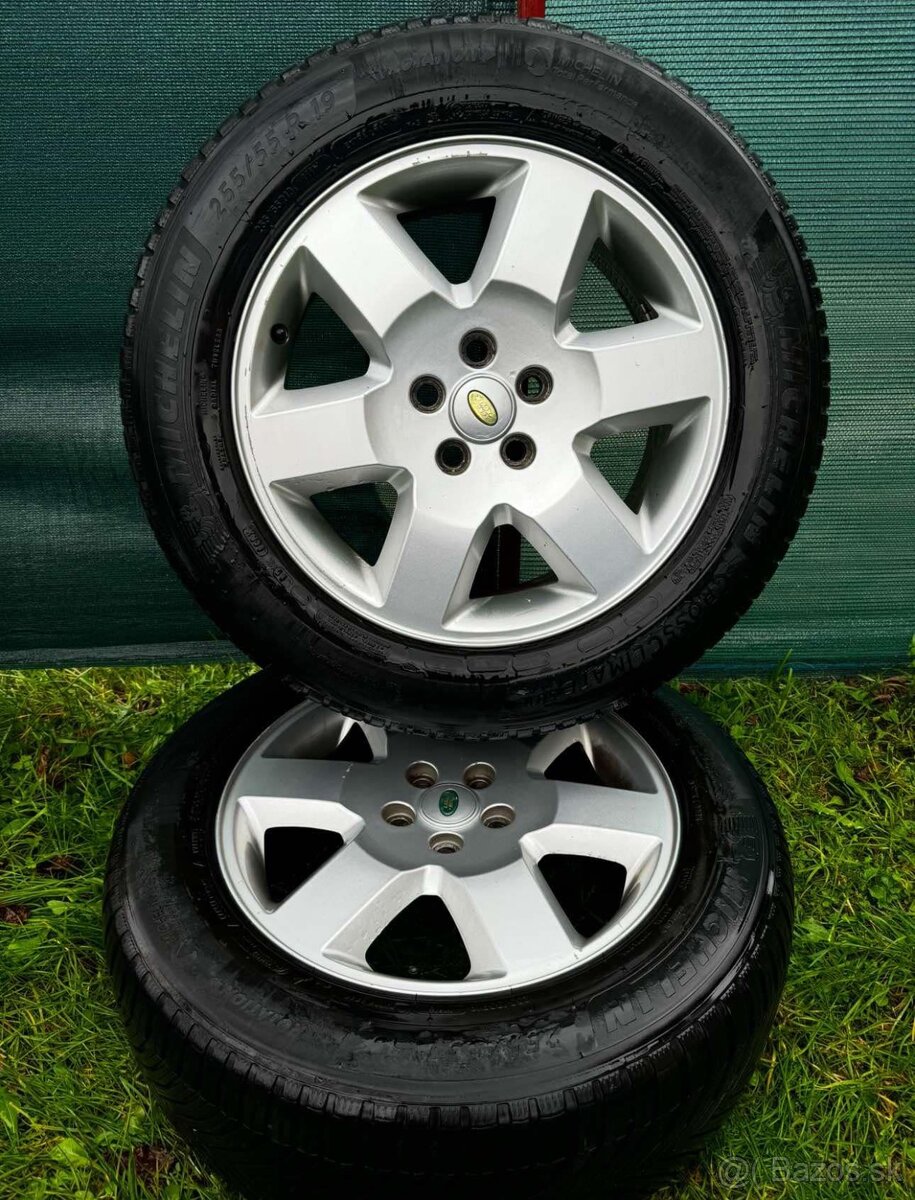 Alu disky R19 5x120 + pneu