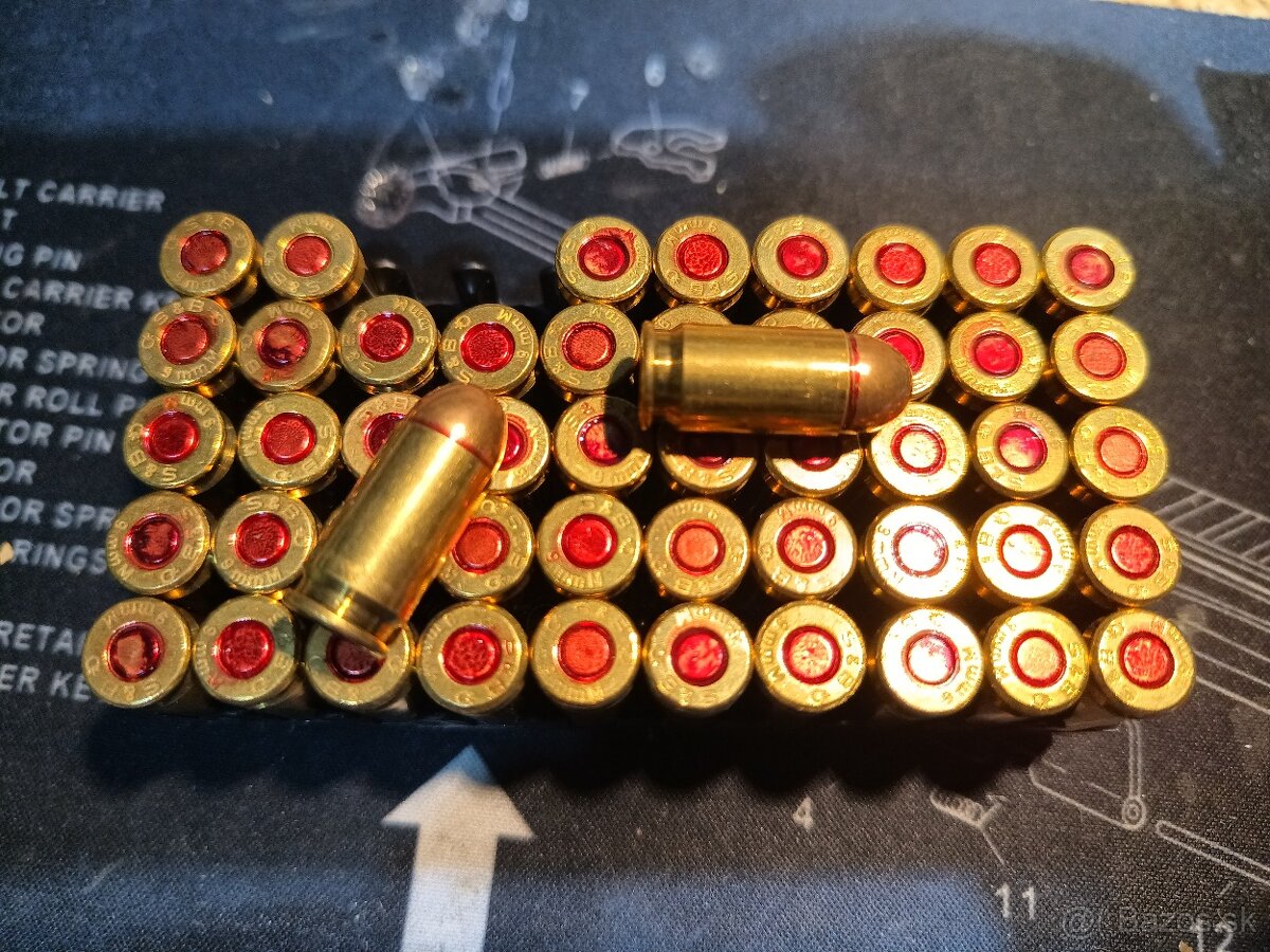 Ponúkam na predaj muníciu kal. 9mm Makarov Sellier Bellot